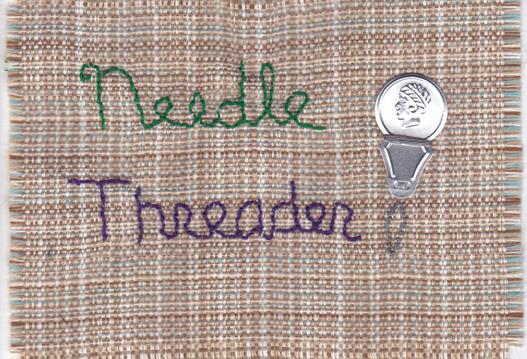 Needle threader.