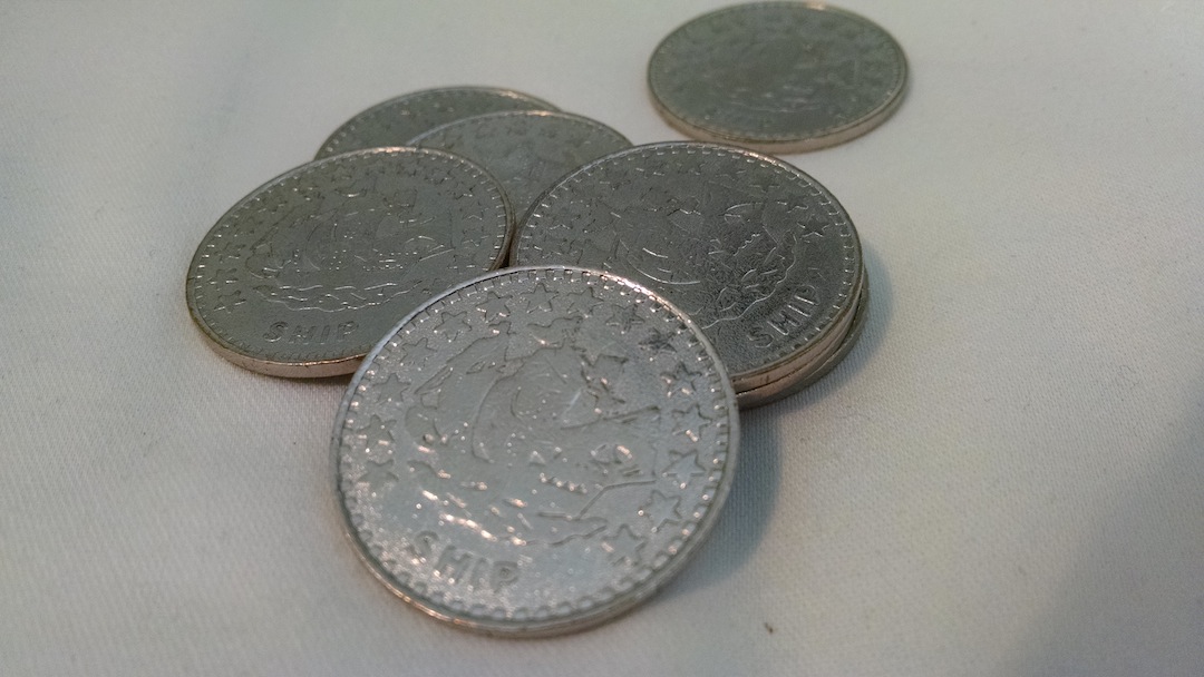 Coins.